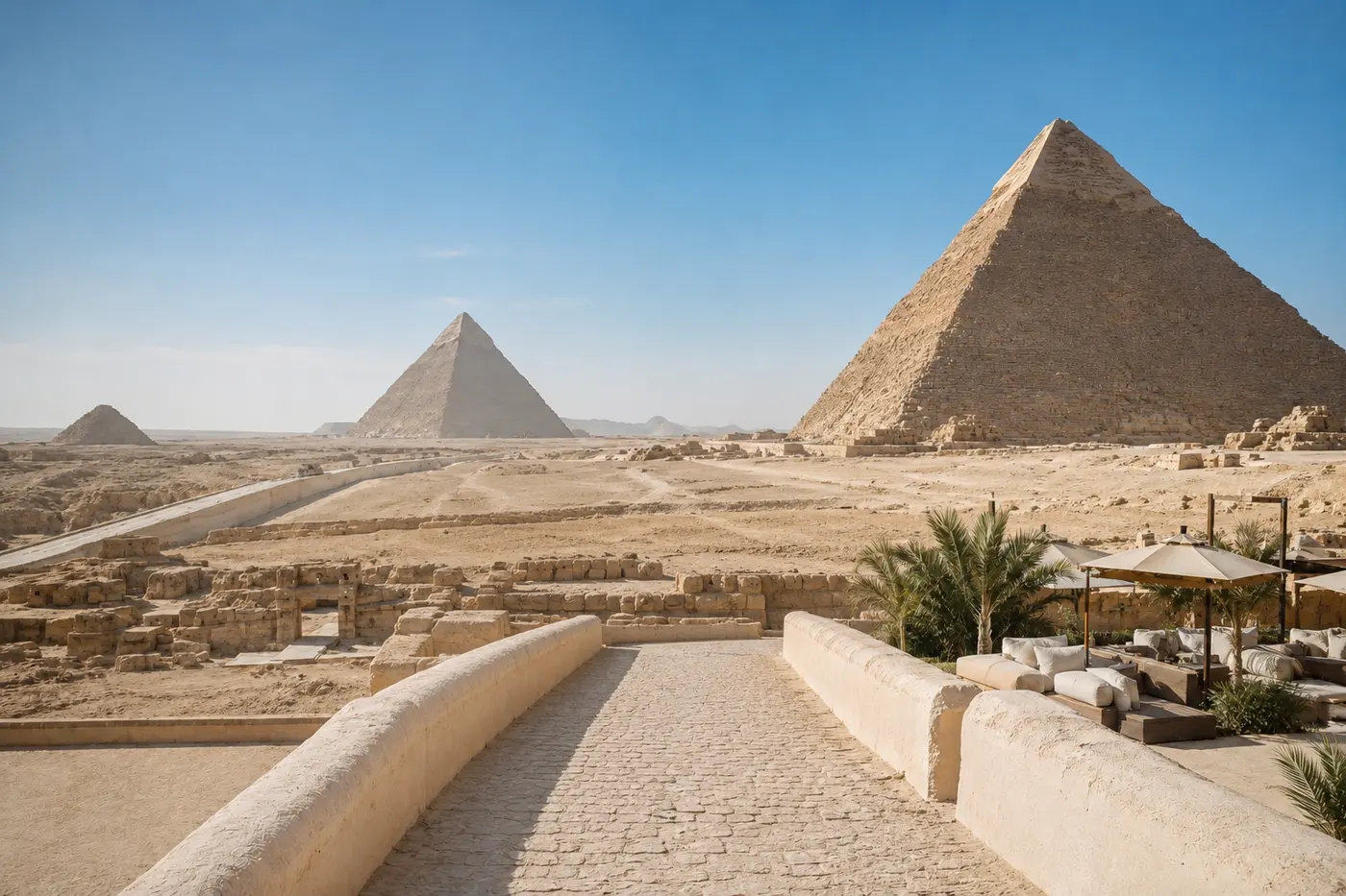 The Great Pyramids of Giza, Egypt
